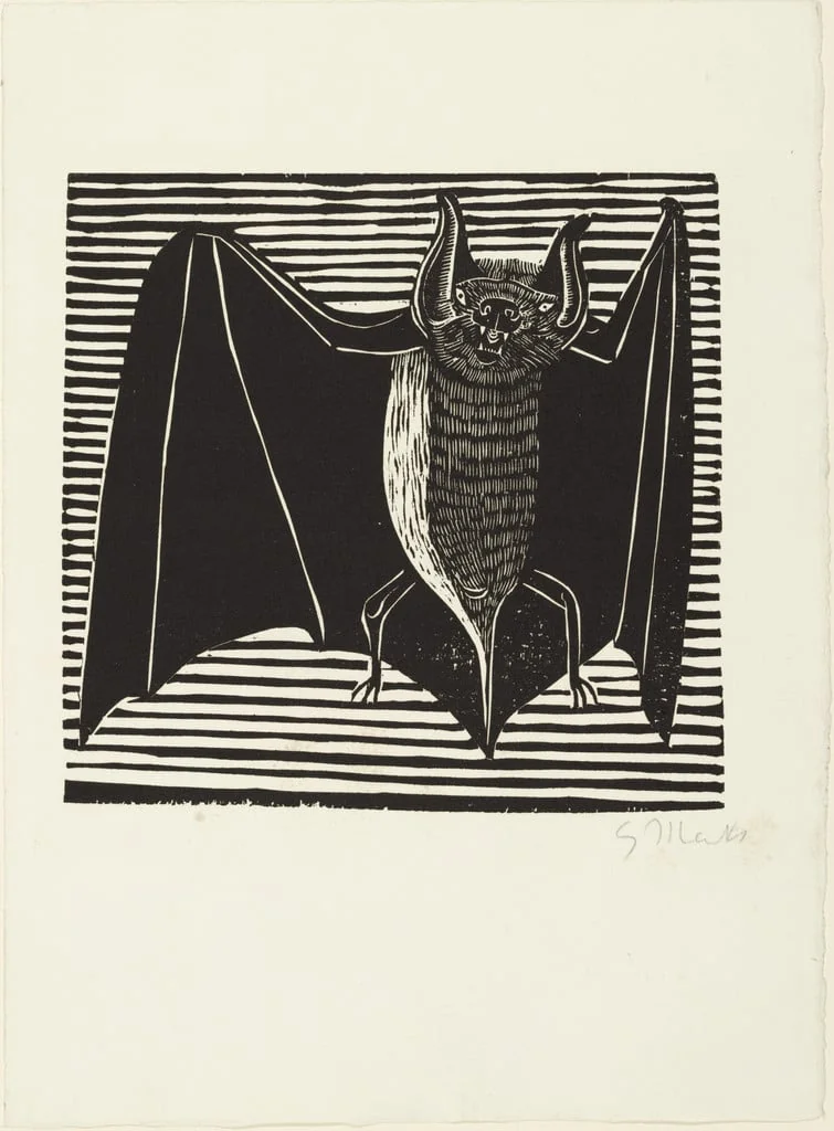 Untitled, by Gerhard Marcks, ink, 1948