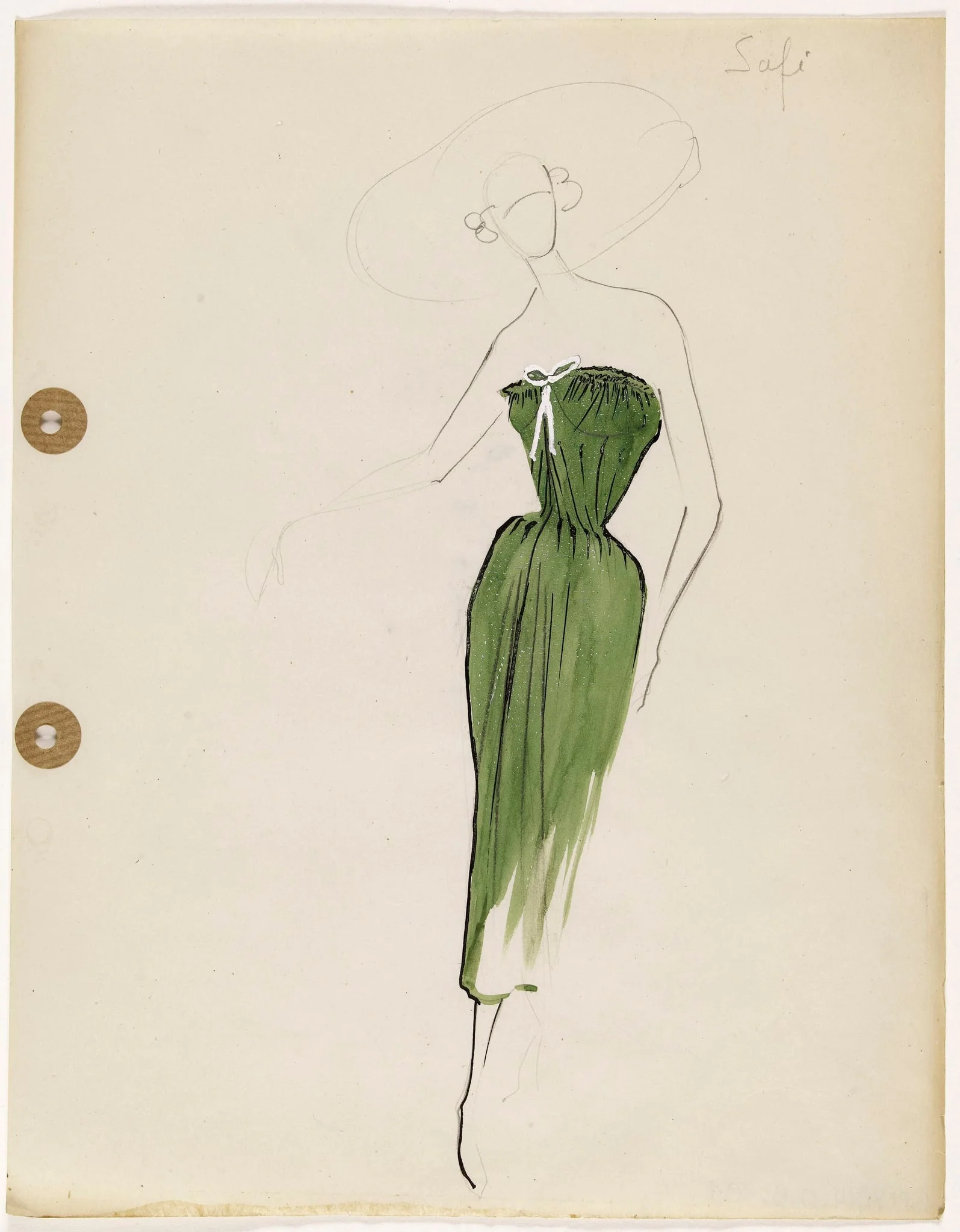 'Safi', by Marie-Louise Carven, 1949