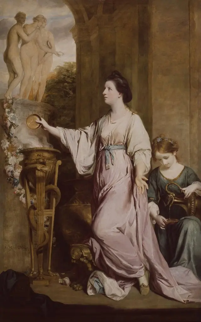Lady Sarah Bunbury Sacrificing to the Graces