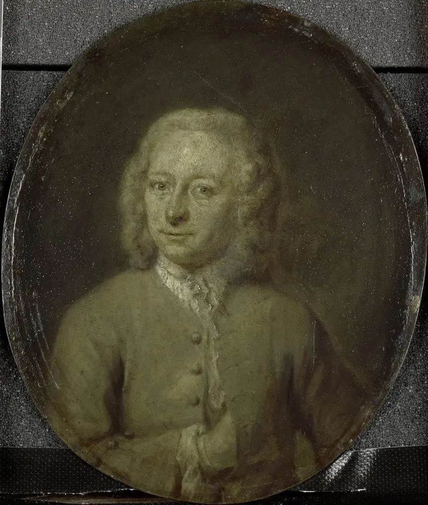Portrait of Frans van Steenwijk, Poet and Playwright in Amsterdam
