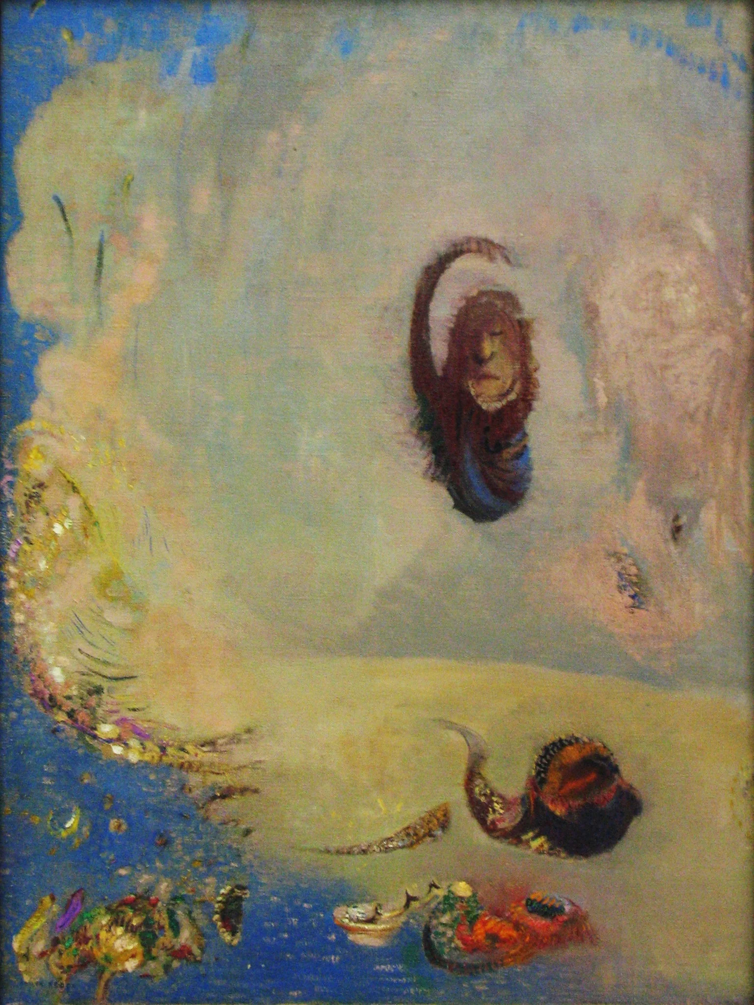 Q24022033, by Odilon Redon, oil, 1908