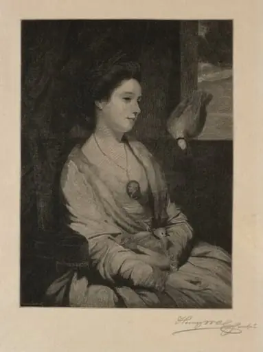 Girl with Doves