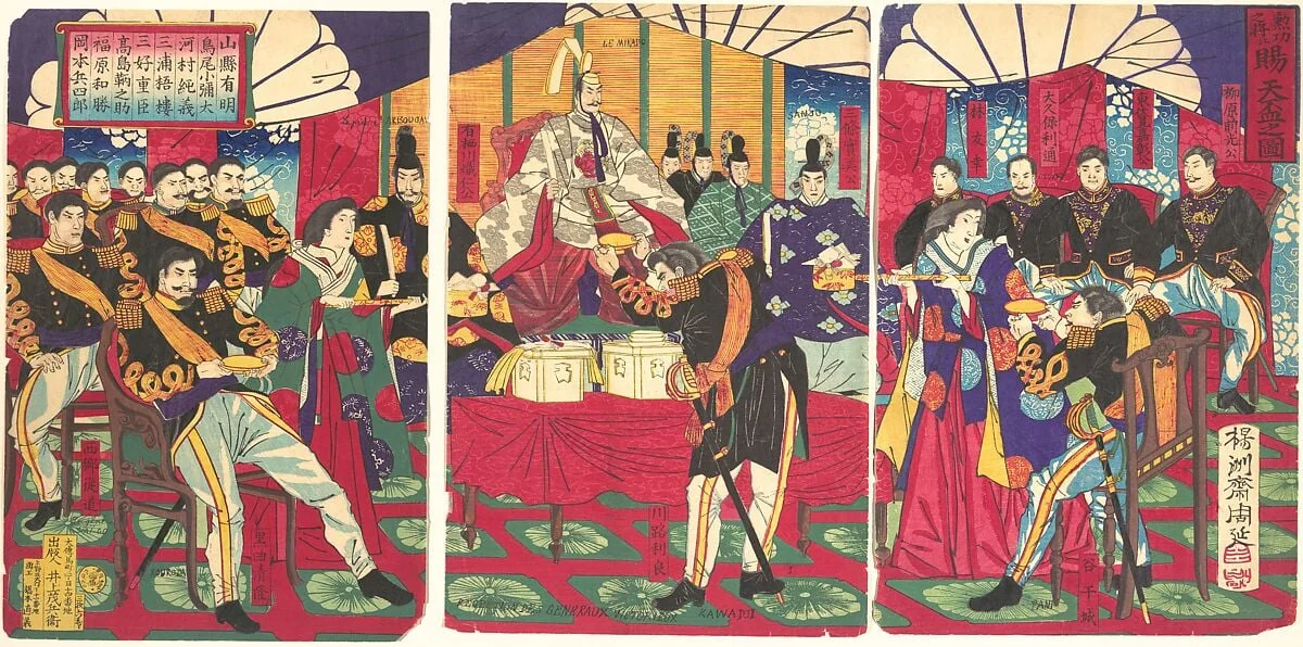 Untitled, by Yōshū (Hashimoto) Chikanobu, ink, 5