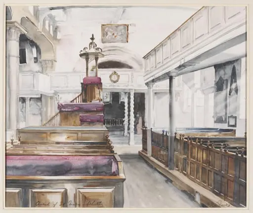 Interior of the Church of St. Mary, Whitby
