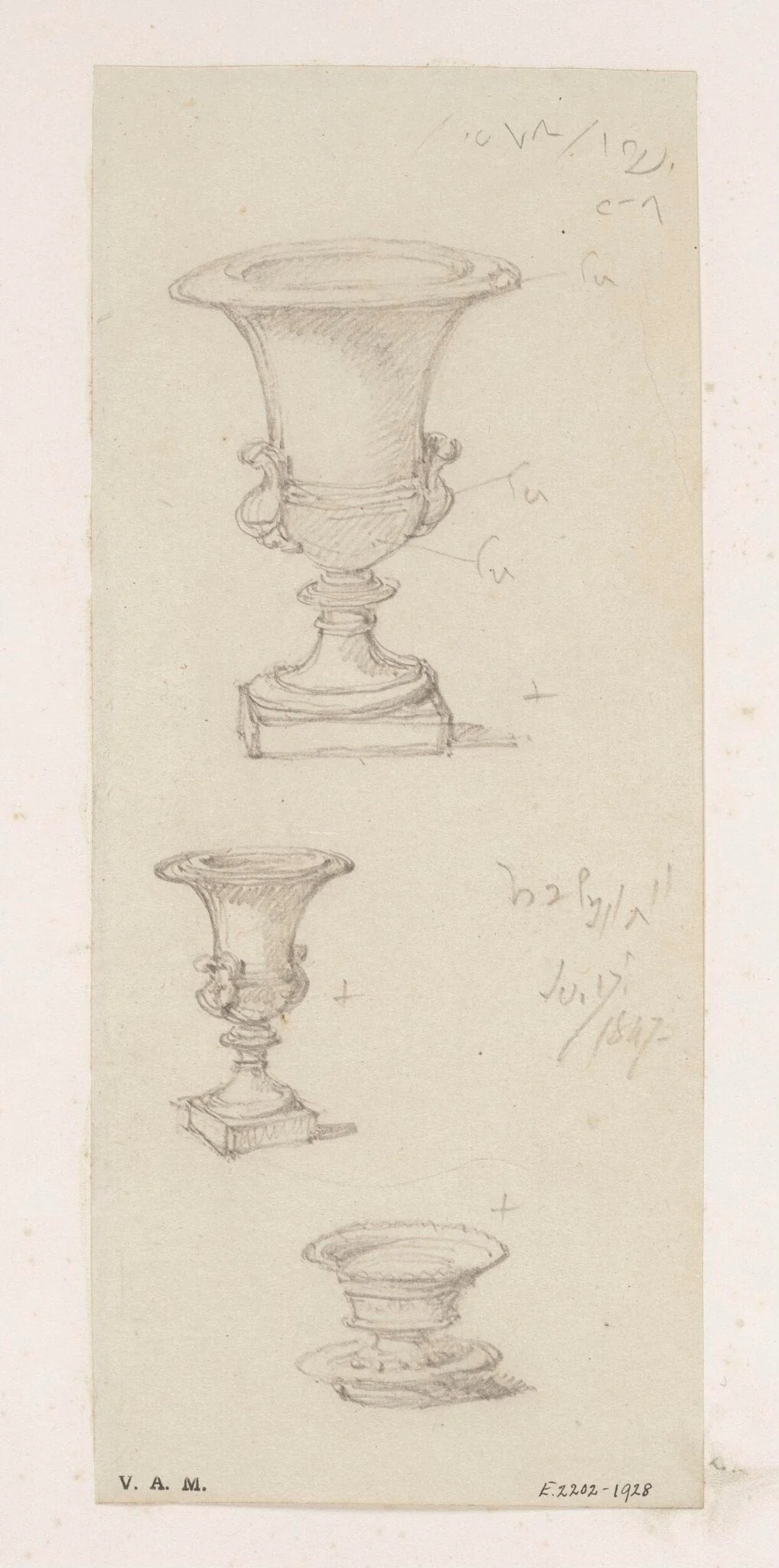 Studies of vases