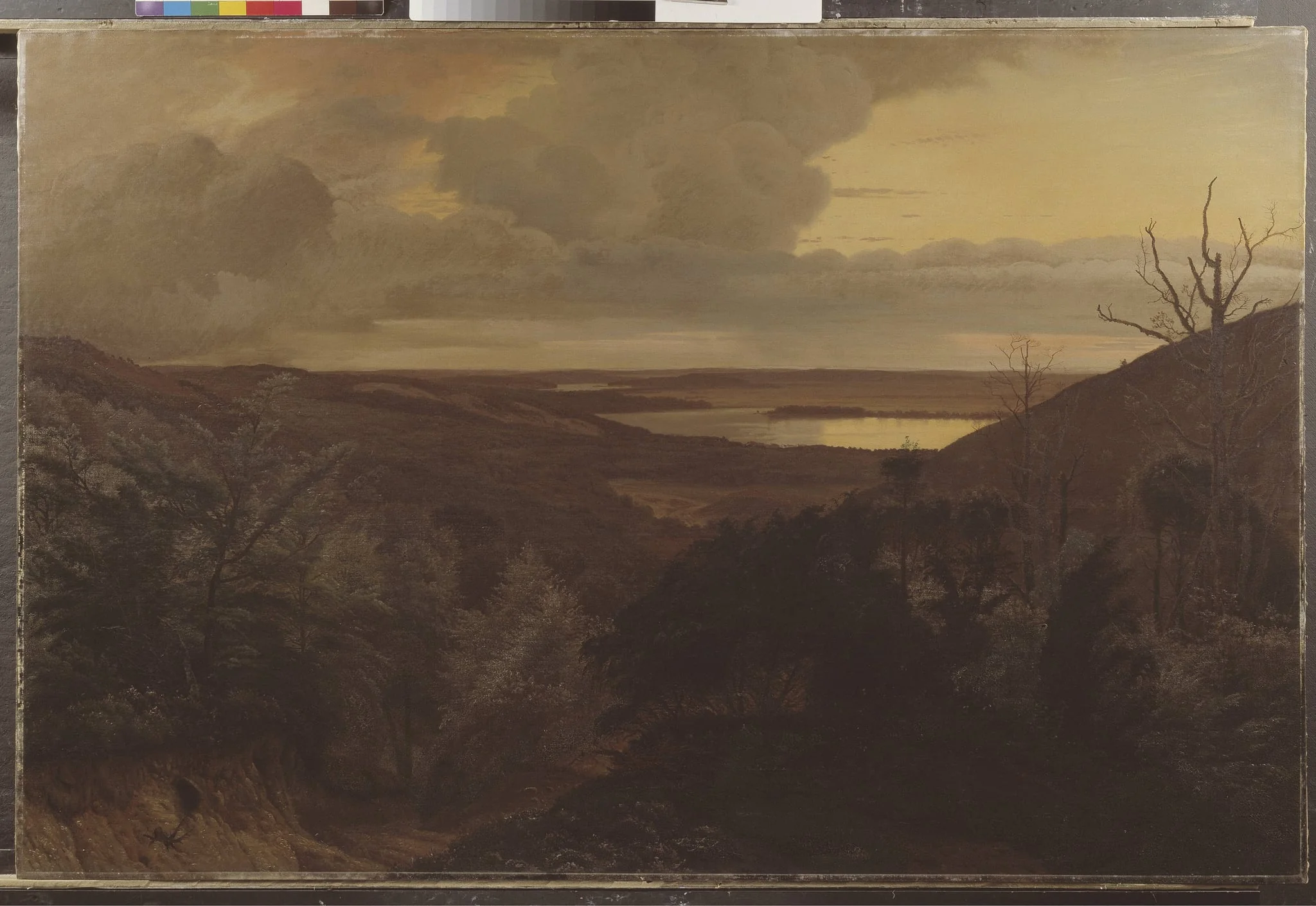 Late Evening near Himmelbjerget, Jutland, by Unknown artist, 1874