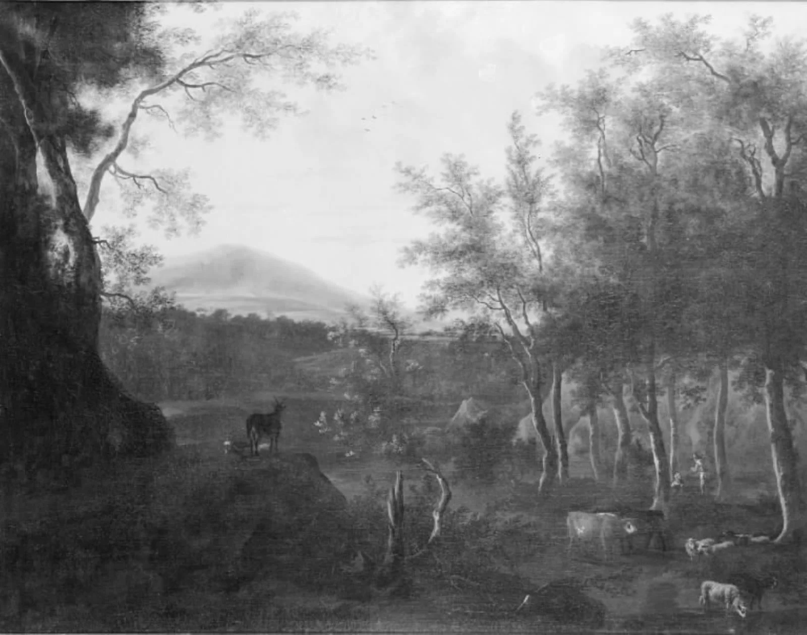 Wooded Landscape, by Unknown, unspecified, 1667