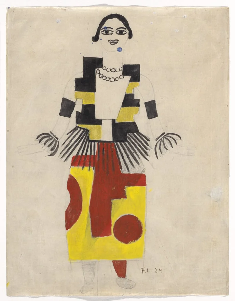 Untitled, by Fernand Léger, gouache, 1924