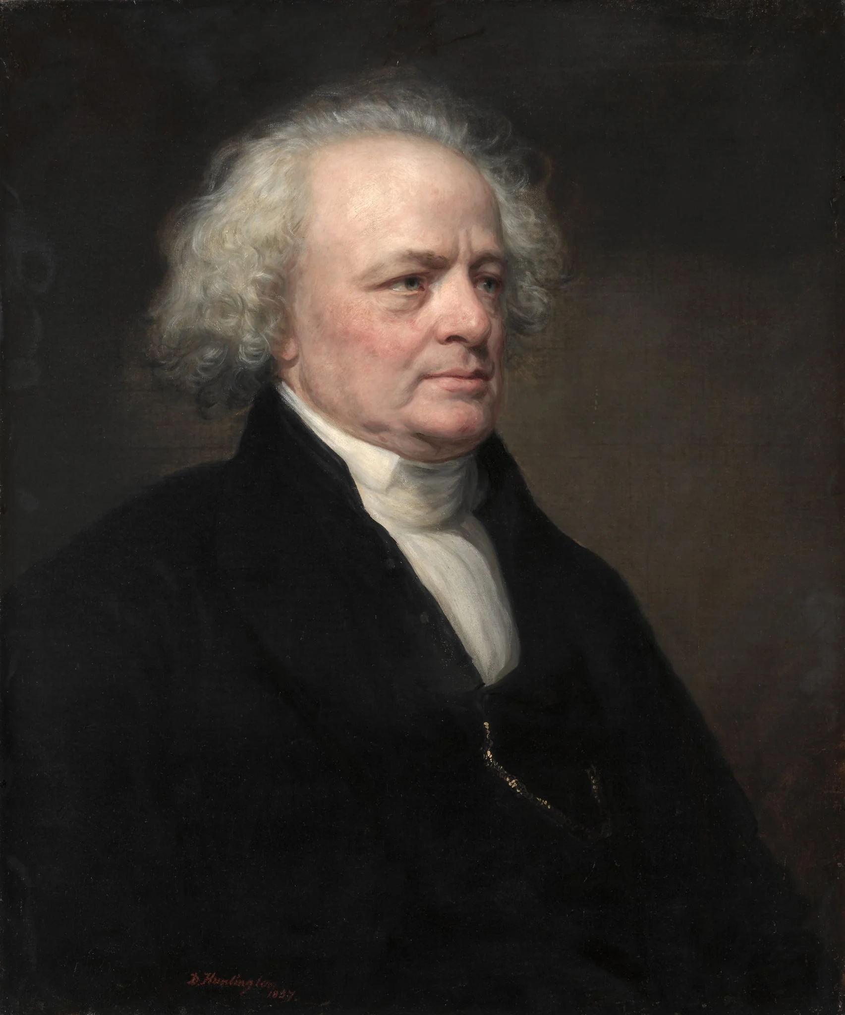 Dr. John W. Francis, by Daniel Huntington, unspecified, 1857