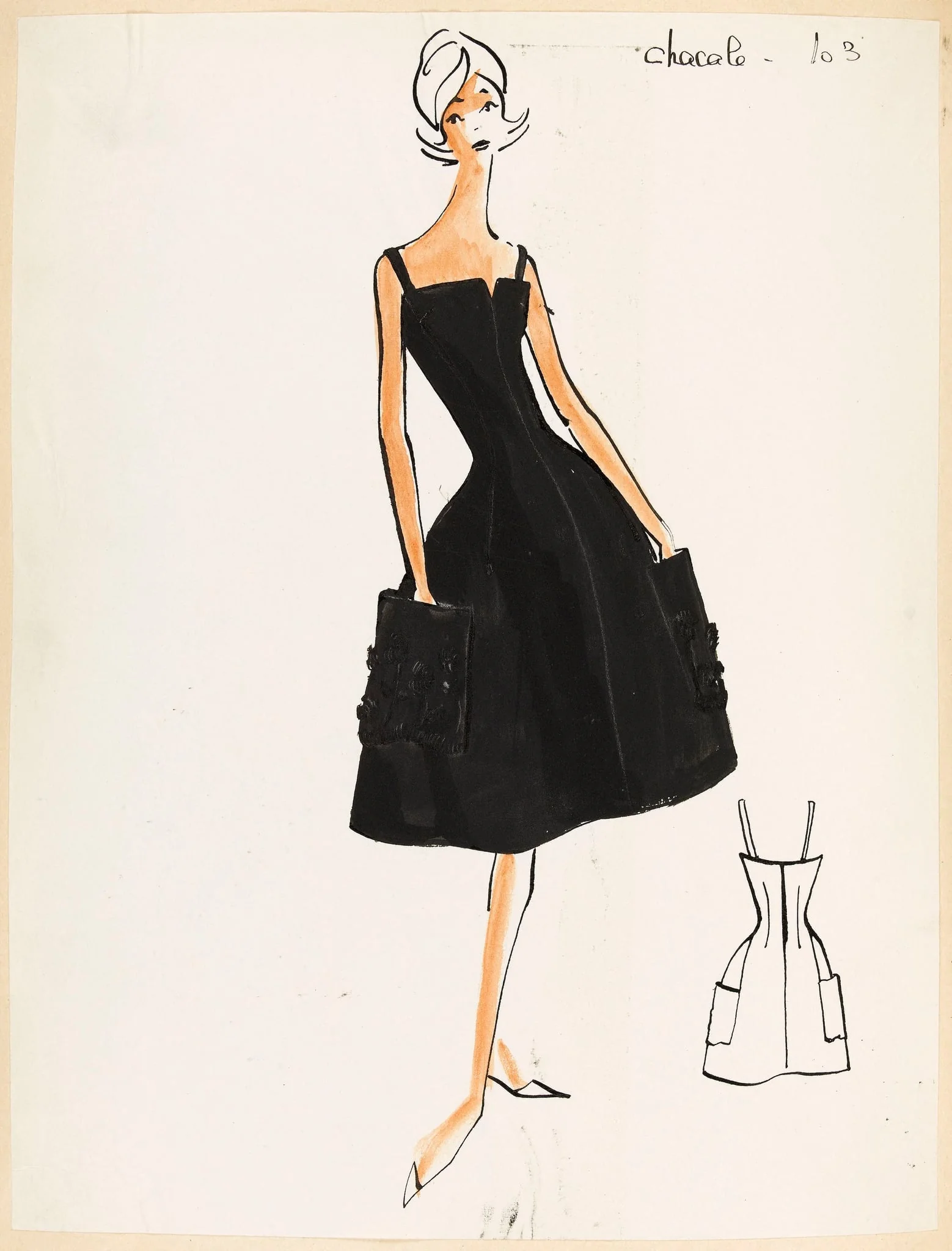 Chacale, by Carven, 1959