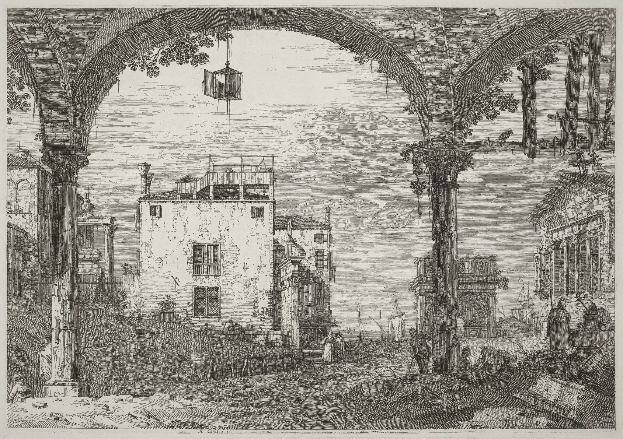The Portico with the Lantern