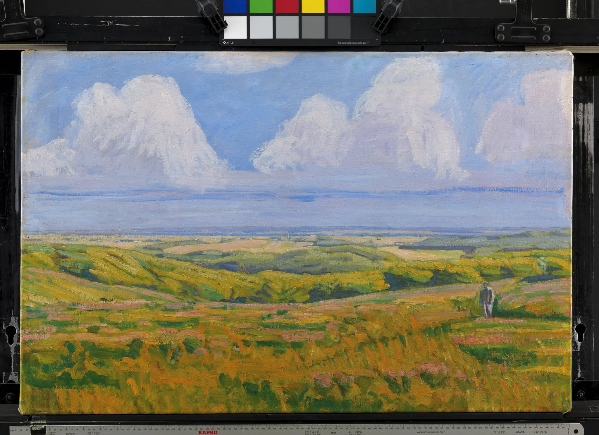View from Korsdalen. Hammer Hills, by Unknown, 1926