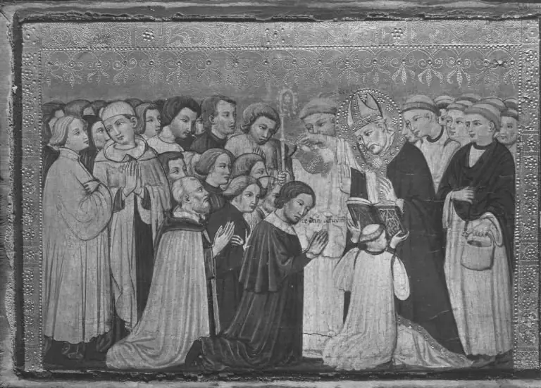 The baptism of Saint Augustine