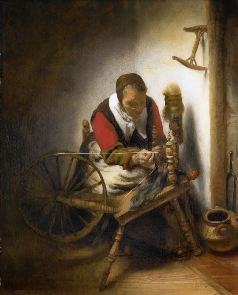 Woman spinning