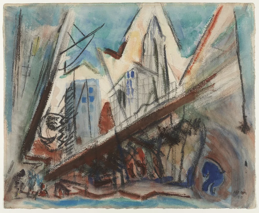 Untitled, by John Marin, watercolor, 1920