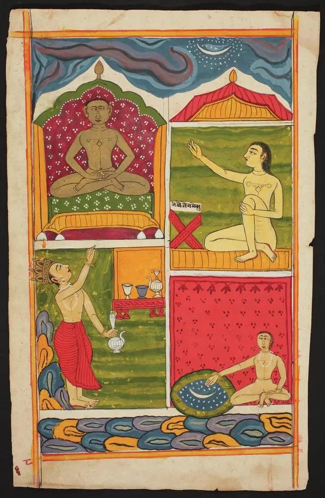 Folio from the Bhaktamara Stotra (“Hymn of the Immortal Devotee”)