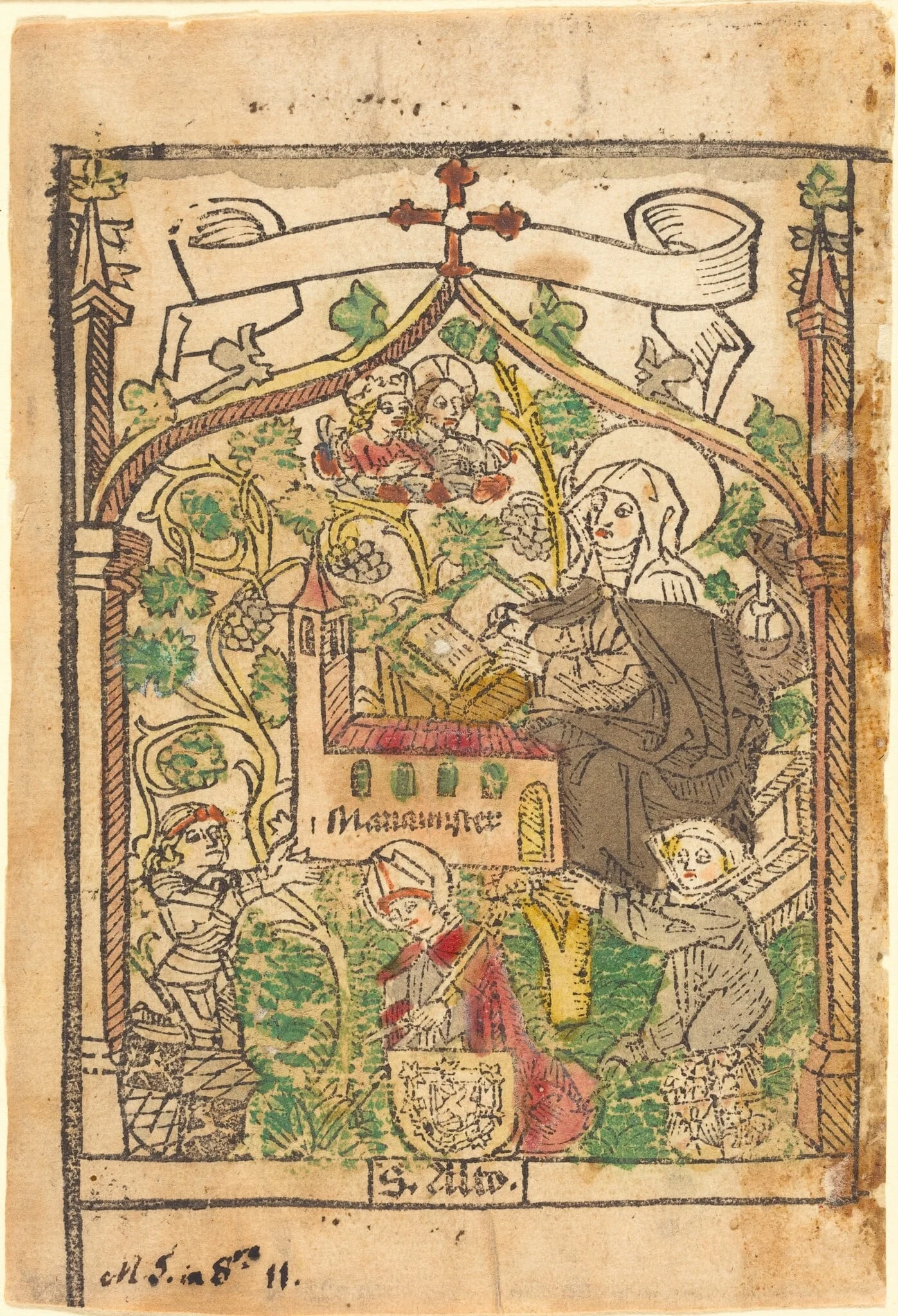 Saint Alto, Saint Bridget and the Founders  of the Mariamunster
