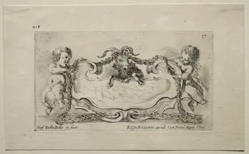 Collection of Various Caprices and New Designs of Cartouches and Ornaments:  No 17