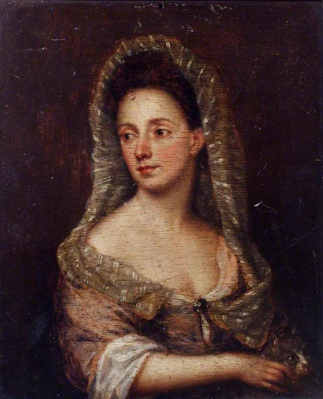 Portrait of an Unknown Woman, by Unknown, oil, 1696