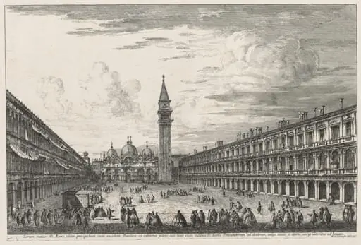Views of Venice:  Piazzo S. Marco