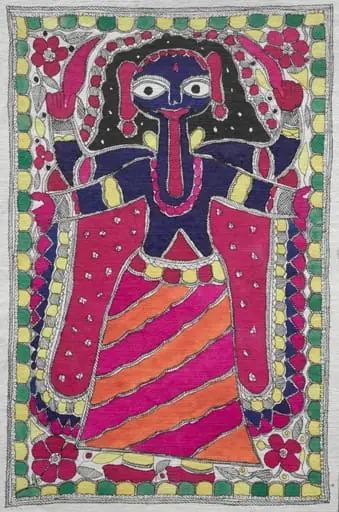 Devotional painting (female figure)