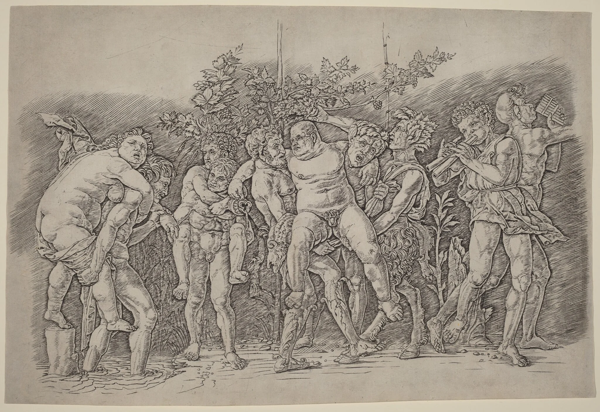 Bacchanal with Silenus