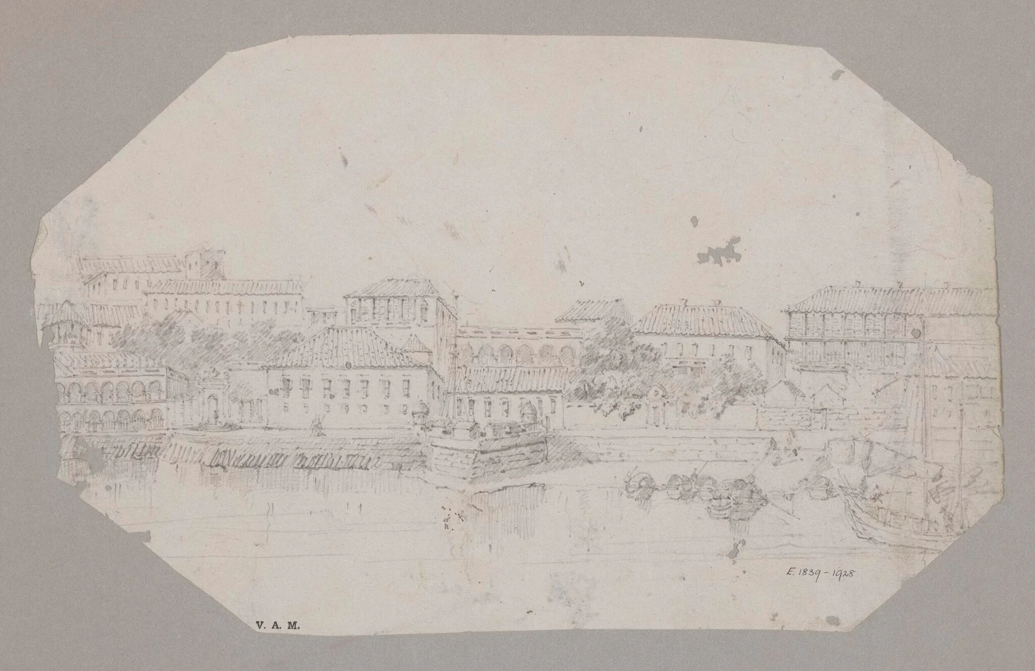 The Praya Grande, Macau, by Unknown, 1850