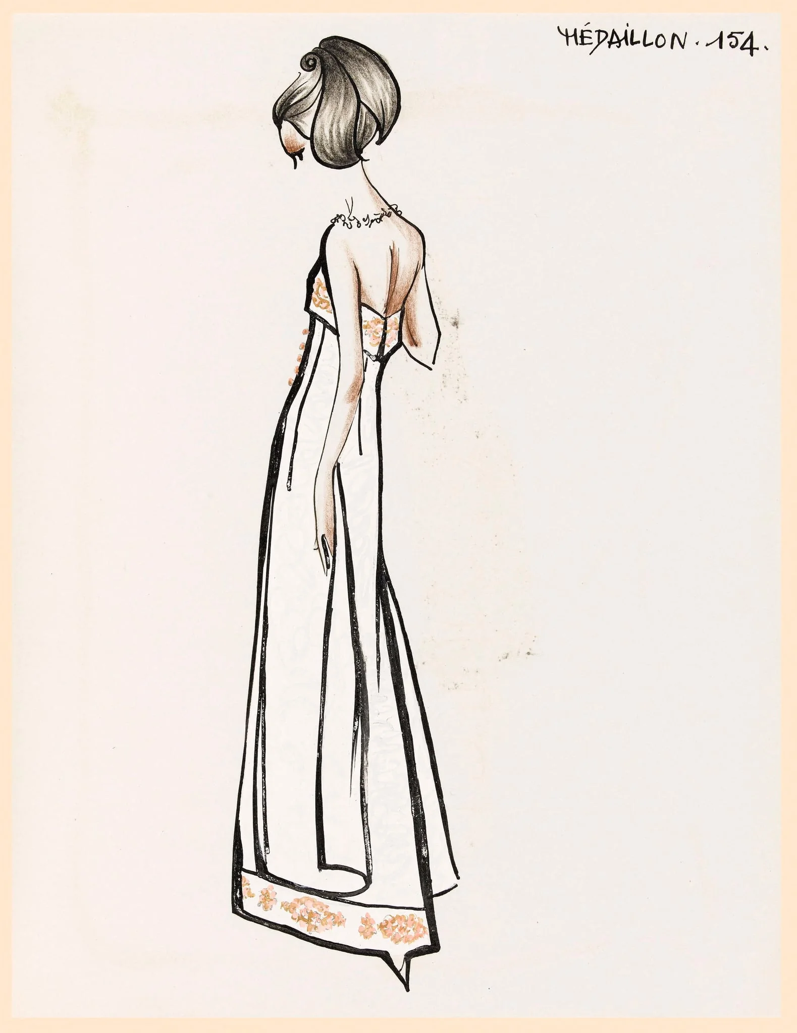 Médaillon, by Carven, 1962