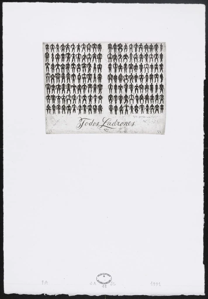 Untitled, by José Antonio Suárez Londoño, ink, 1991