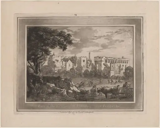 Part of the Remains of Llanphor near Pembroke