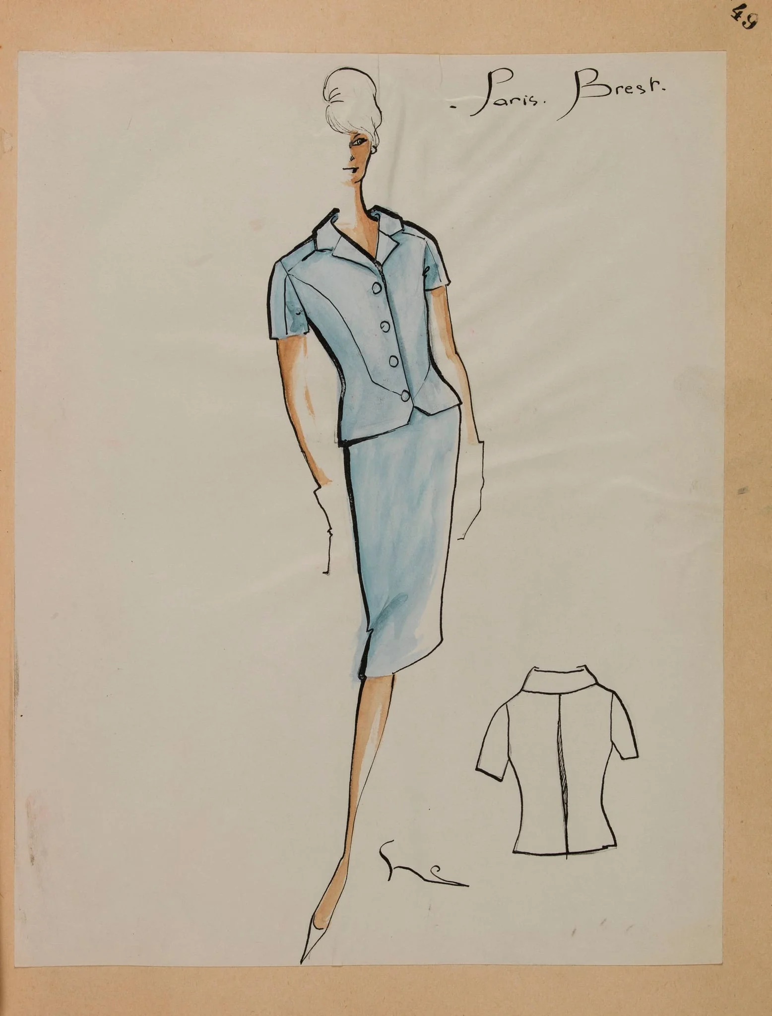 Paris-Brest, by Carven, 1958