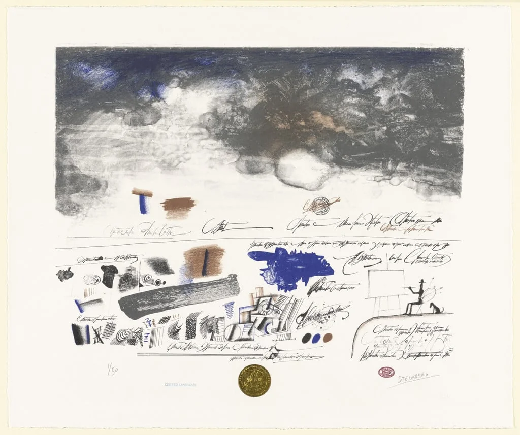 Untitled, by Saul Steinberg, ink, 1968