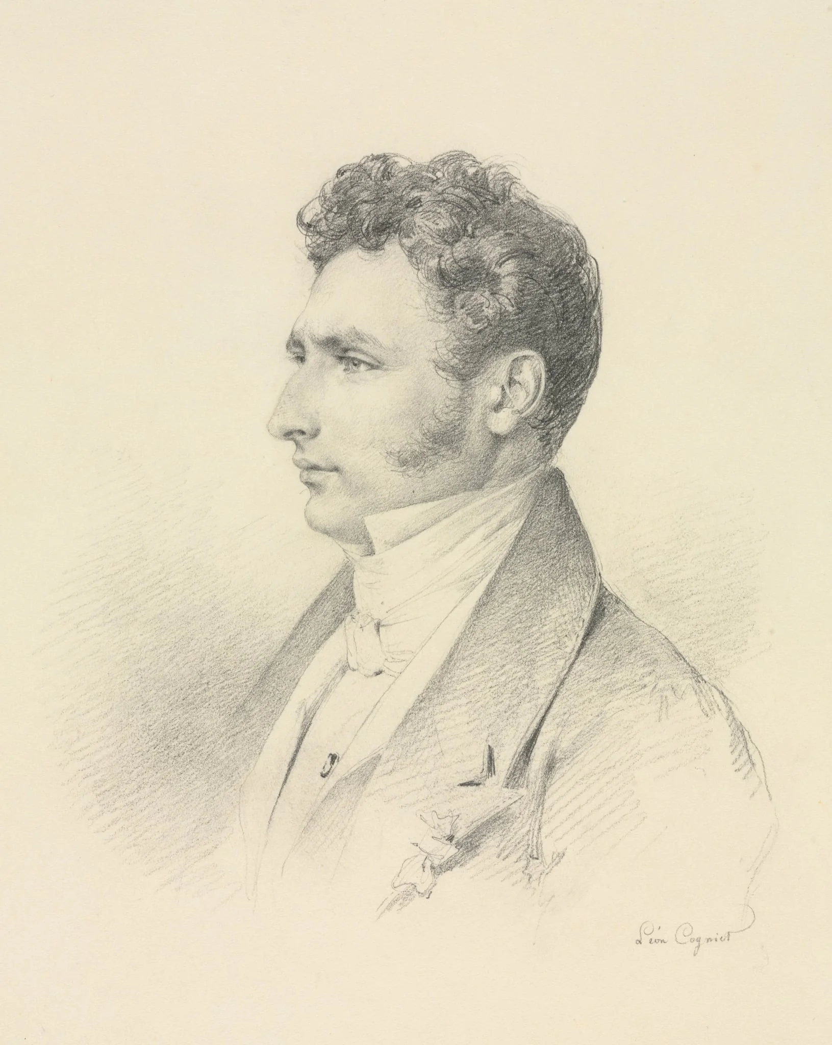 Portrait of a Gentleman, by Léon Cogniet, 1835