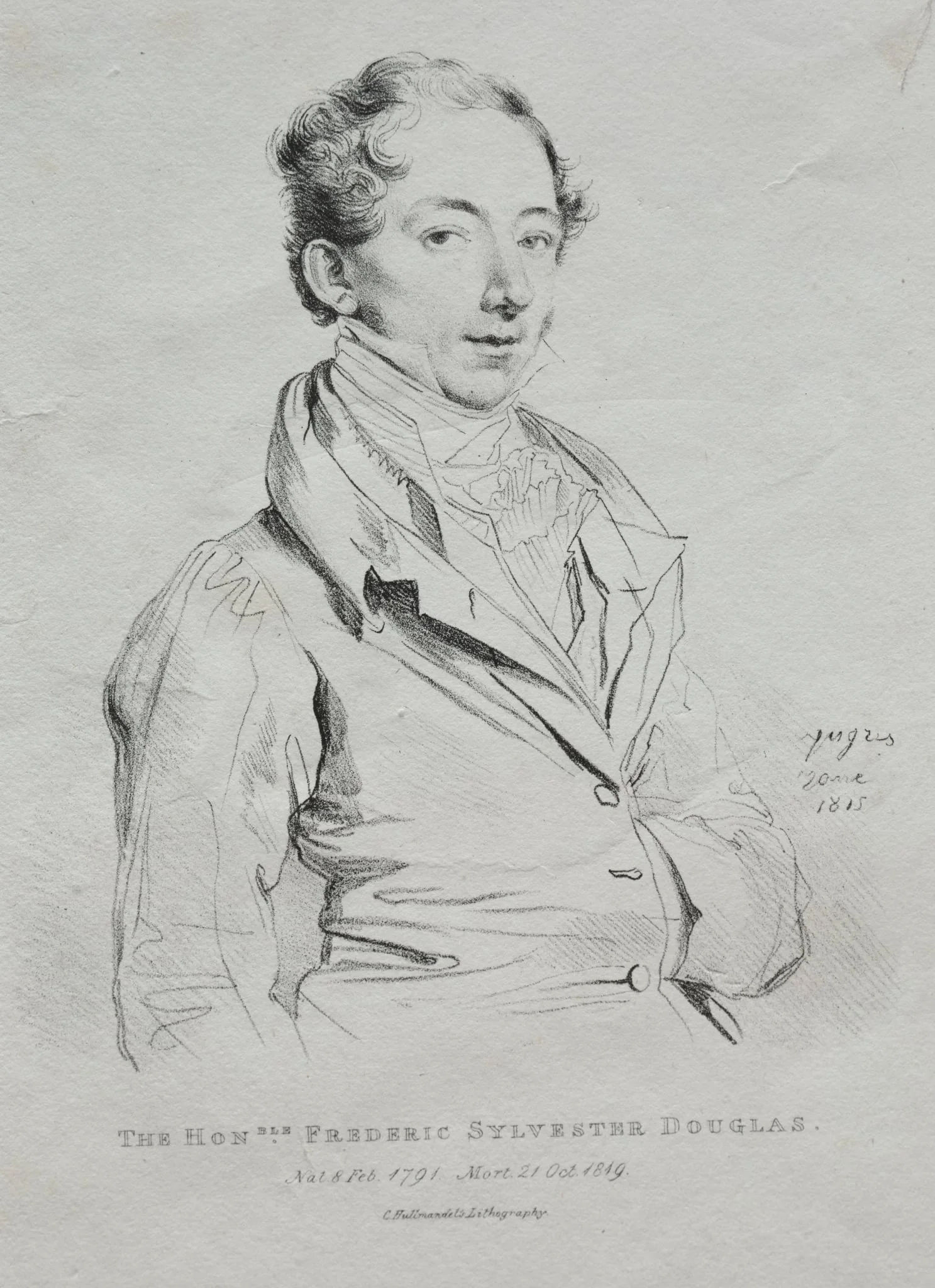 Honorable Frederic Sylvester Douglas, by Jean Auguste Dominique Ingres, 1815