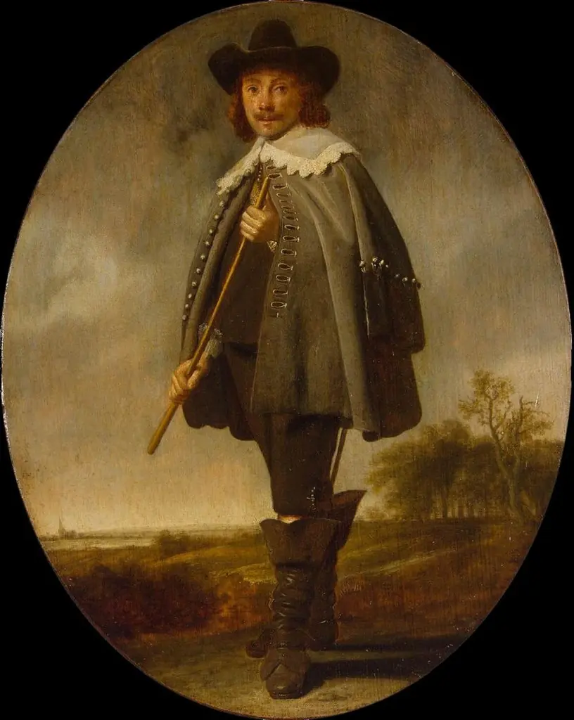 Officer in the Landscape (Portrait of a Man)