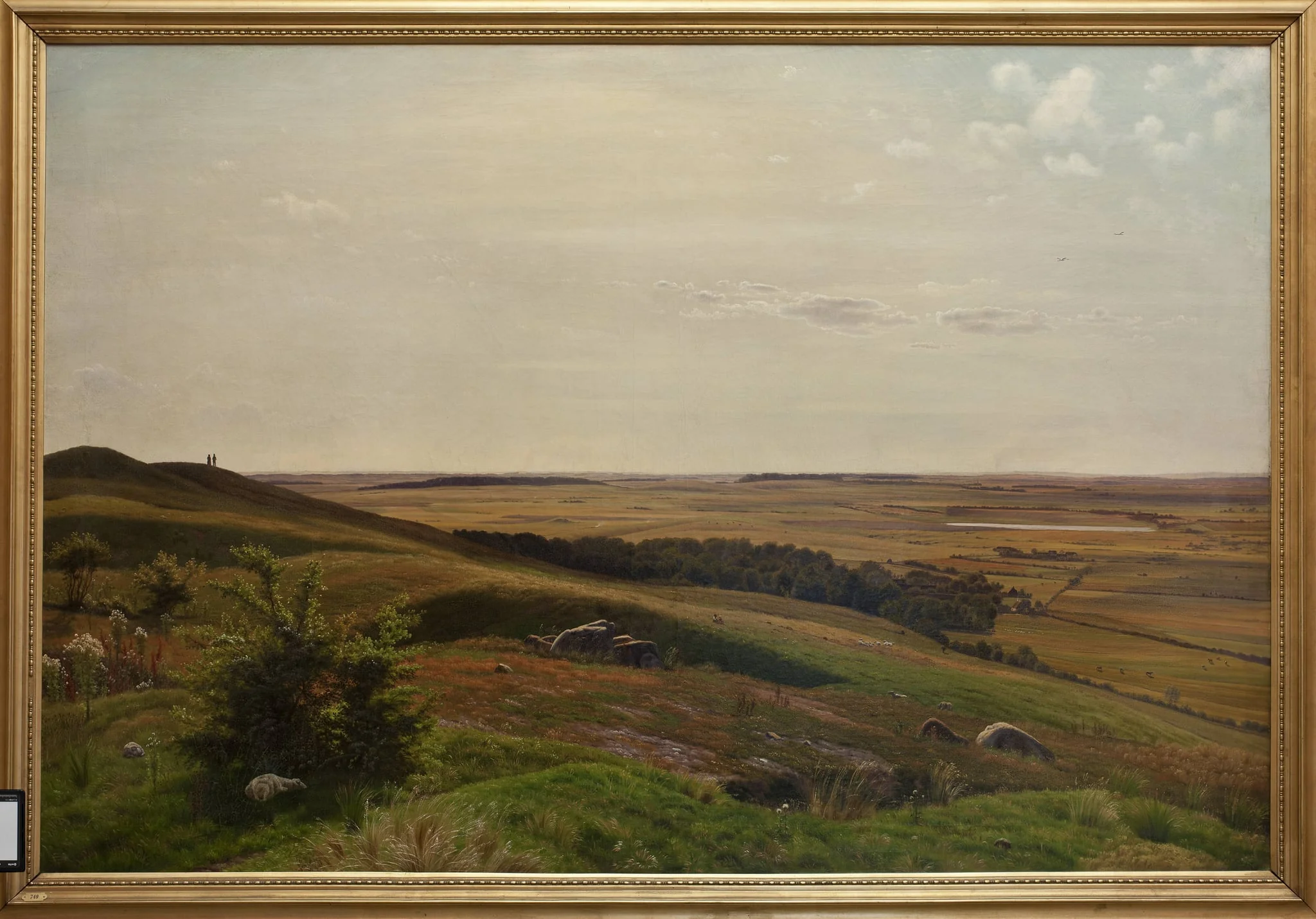 Bjerglide i nærheden af Horsens. Eftermiddag, by Unknown artist, 1858