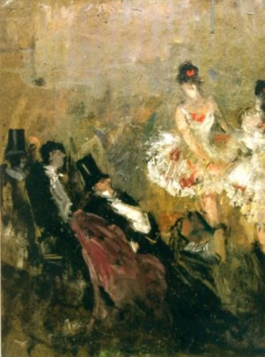 Lojă de orchestră, by Jean-Louis Forain, unspecified, 1901
