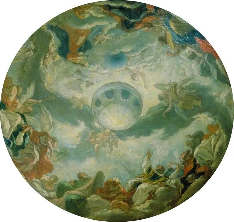 The Adoration of the Trinity (design for the decoration of a dome)