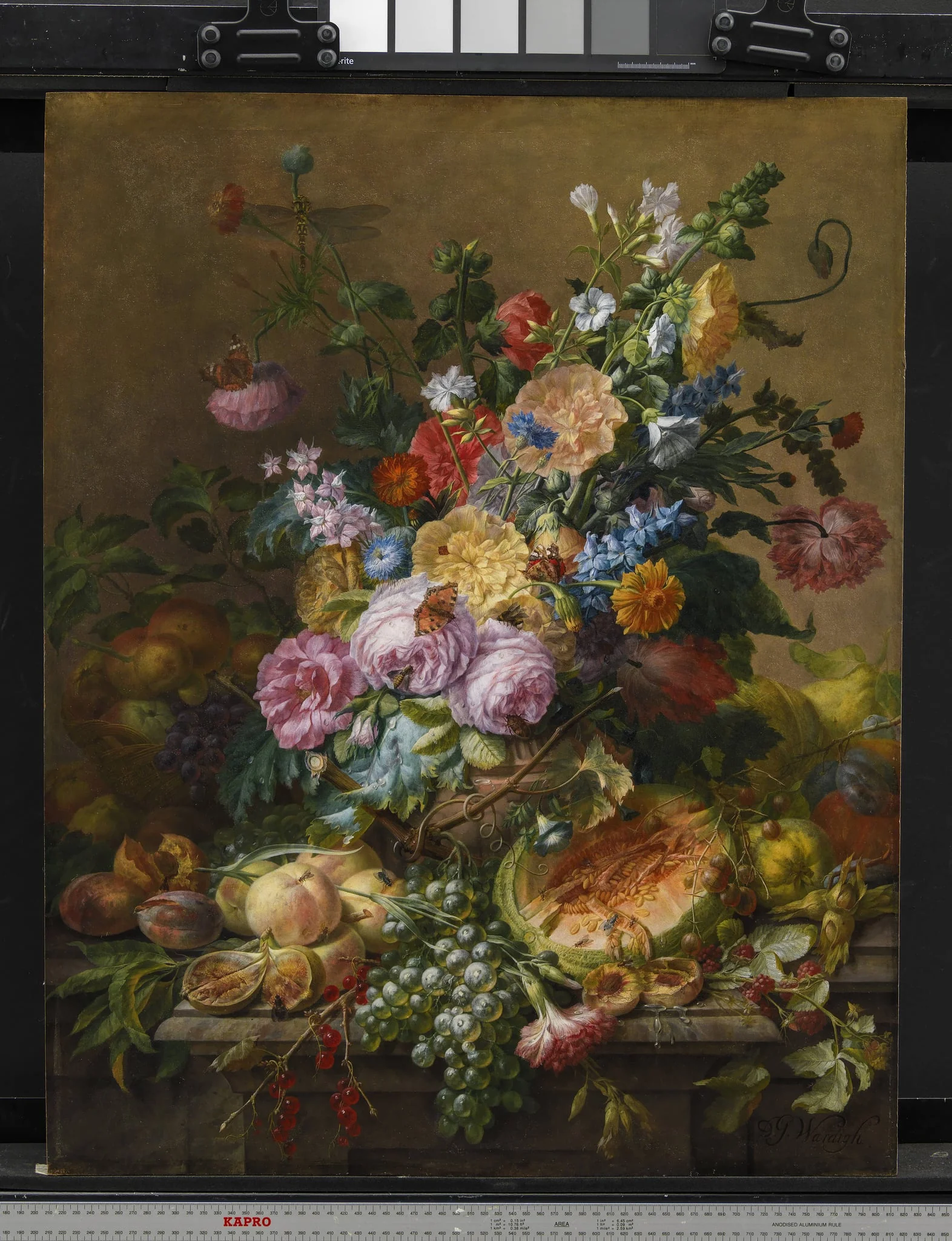 Flowers, by Unknown, 1750