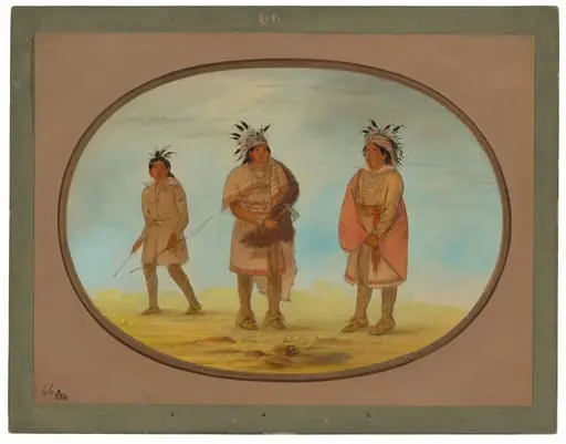Two Weeah Warriors and a Woman