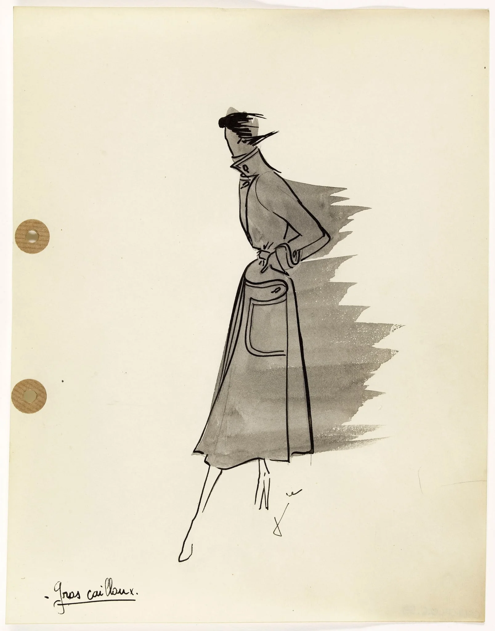 'Gros cailloux', by Carven, 1949
