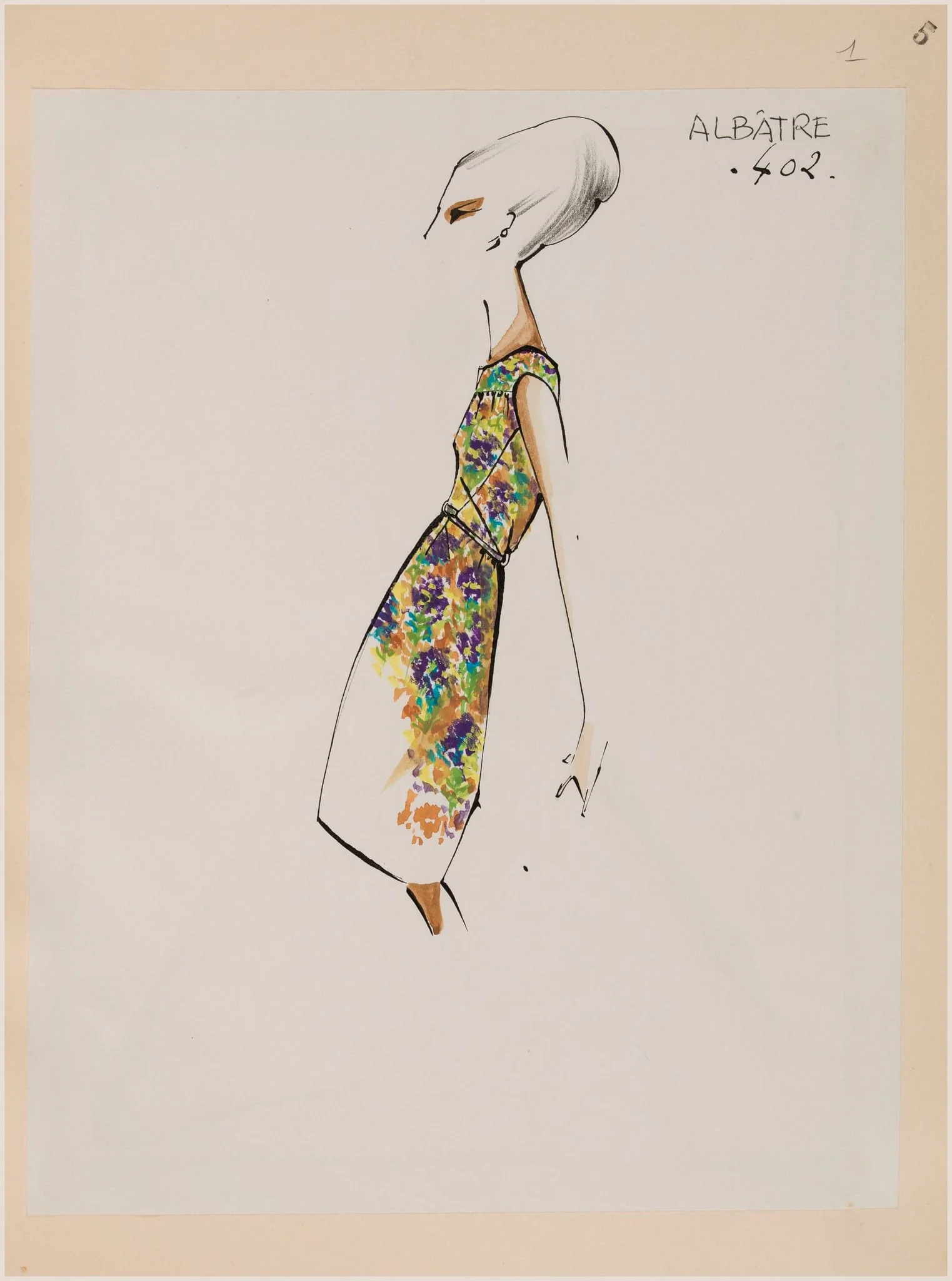 Albâtre, by Carven, 1965