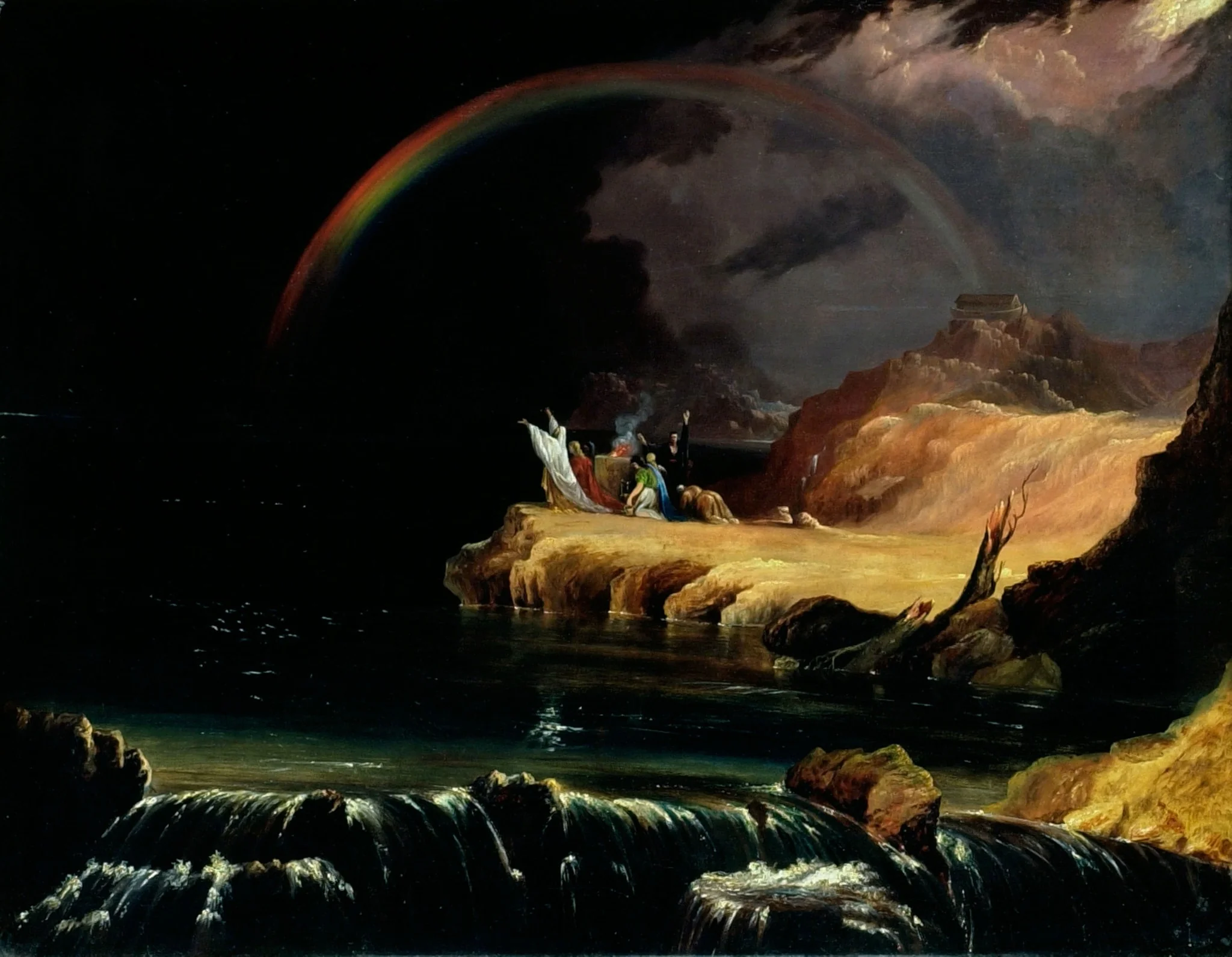 The Covenant, by Unknown, oil, 1843