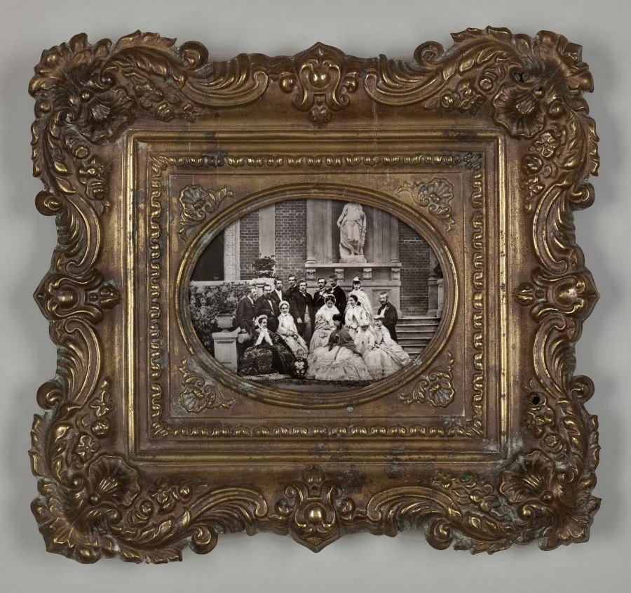 The d’Orléans Family during a Fête Champêtre at Orléans House, by Camille Silvy, 1864