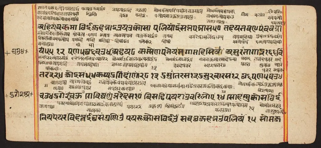 Tantric Manuscript "Sangrahani Sutra"