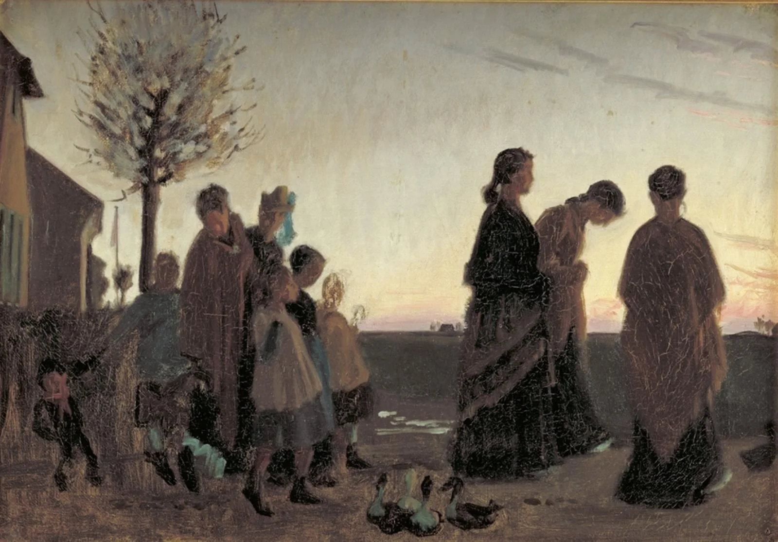 Konfirmations-søndag. Dragør, by Unknown, 1878