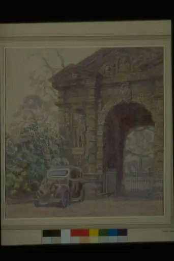 Entrance to the Botanical Garden, Oxford, Oxfordshire