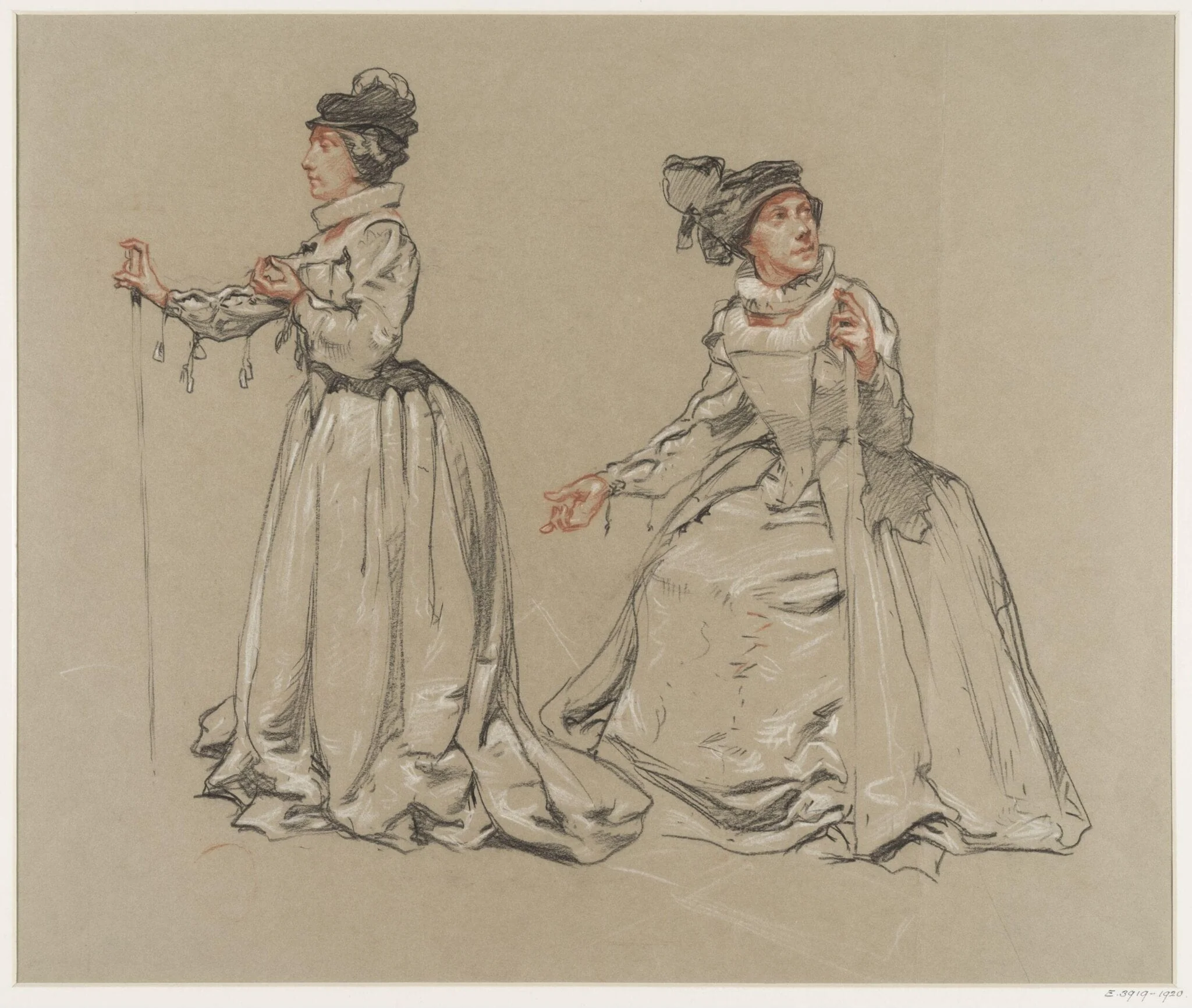 Illustration to Knightley's 'Westward Ho!', by Elijah Albert Cox, 1900