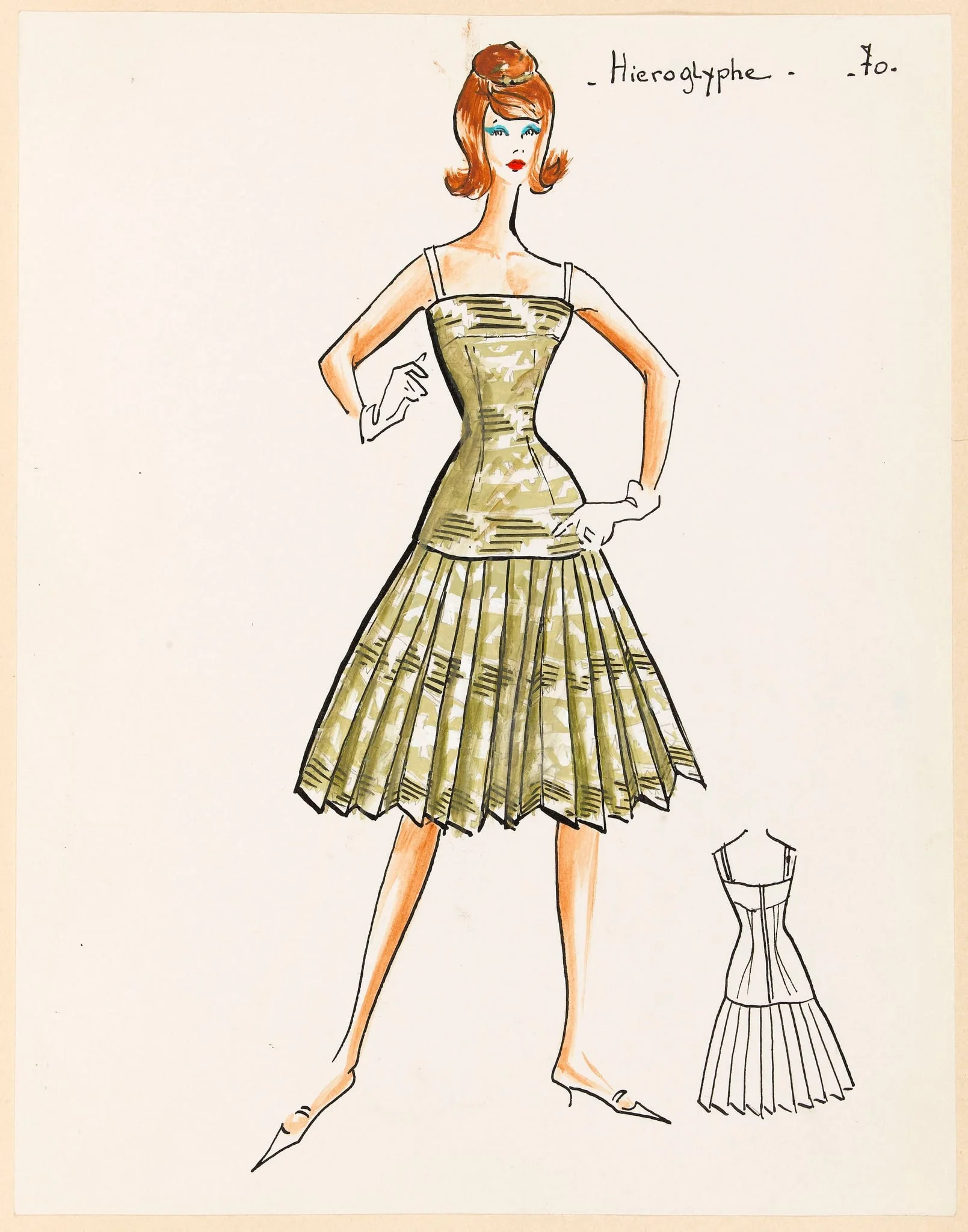 Hiéroglyphe, by Marie-Louise Carven, 1959