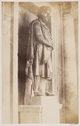 Sculpture - Statue of a barbarian King a prisoner, now in the Palazzo de' Conservatori on the Capitol